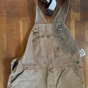 Carhartt Brown Canvas Women's Overalls